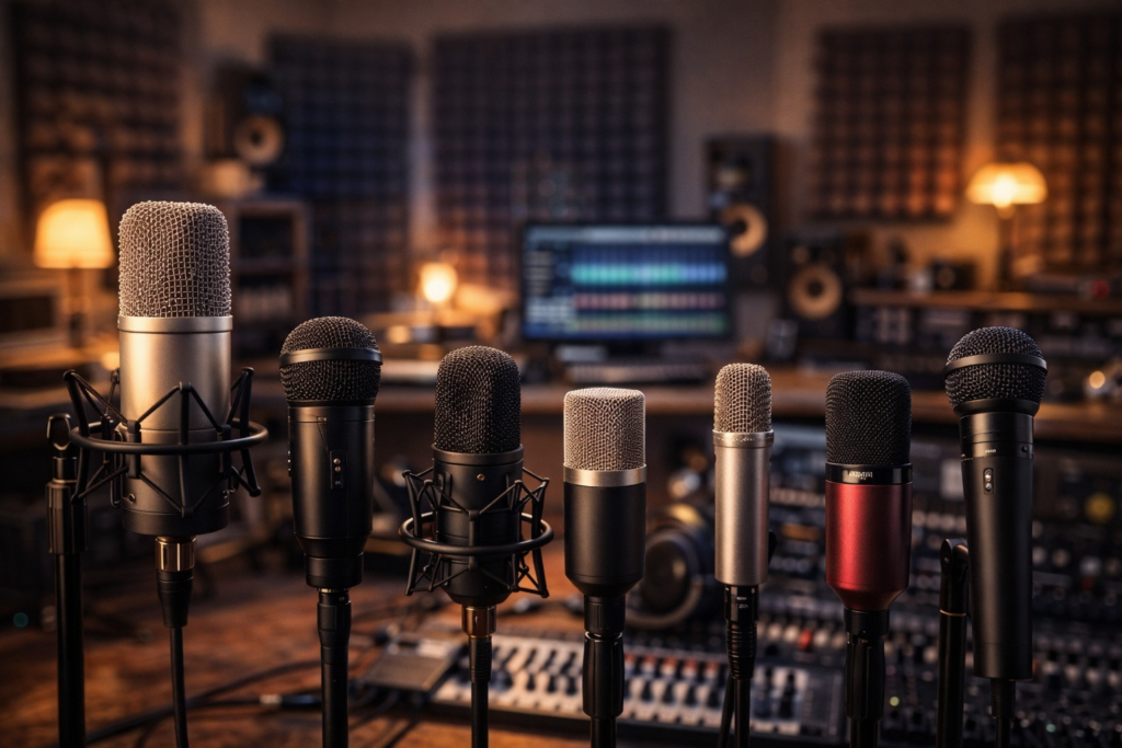 Clean microphones cover image for home studio article