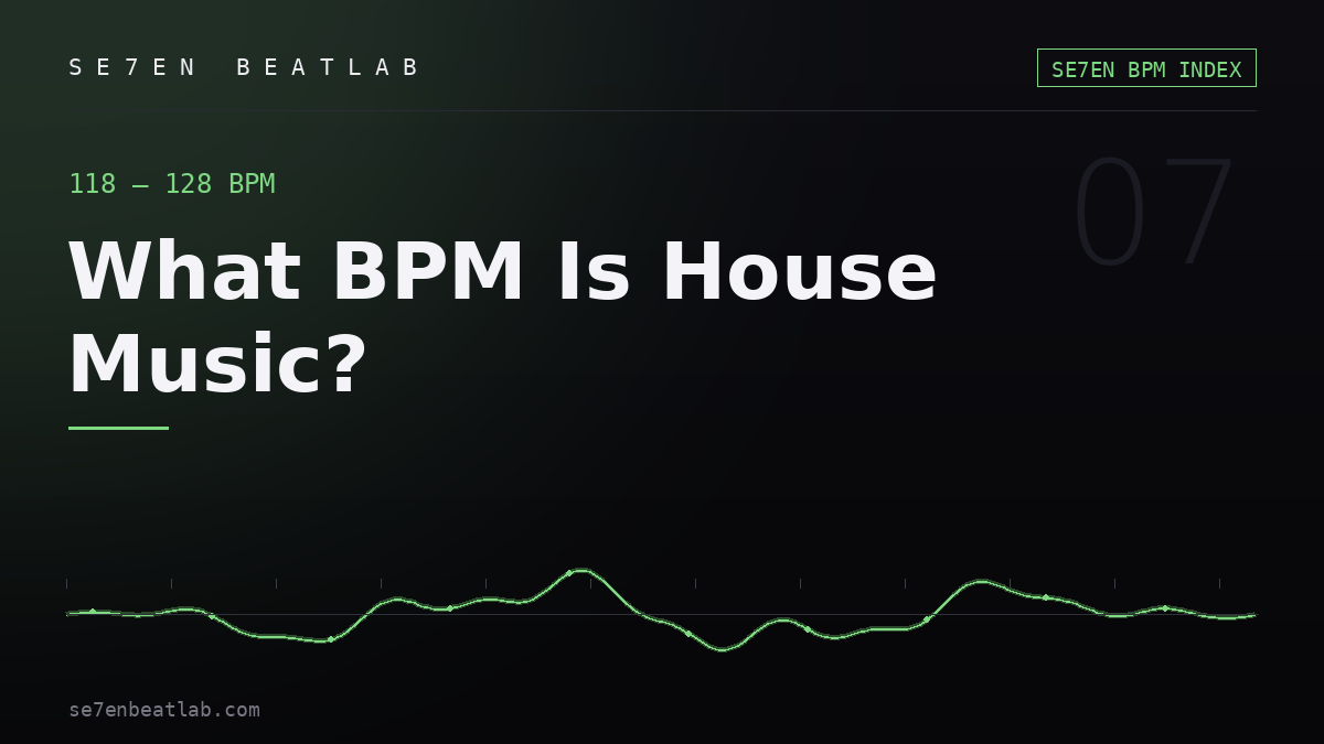 What BPM Is House Music? Every Subgenre