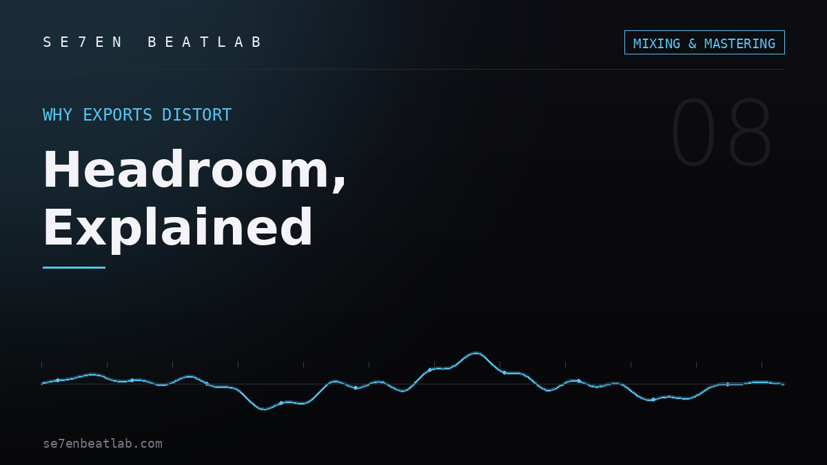 Headroom: Why Your Mix Distorts on Export